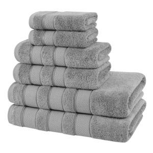 Fancy Towels Karani 6-Piece Cotton Bath Towel Set - 600 GSM Extra Soft Absorbent Bathroom Towels
